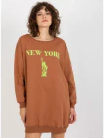 Mikina VI BL 3212.15X svetlo hnedá