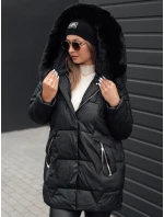 Dámska prešívaná zimná bunda FROSTYFIT s kapucňou čierna FashionStreet TY4675 Dámska prešívaná zimná bunda FROSTYFIT s kapucňou čierna FashionStreet TY4675