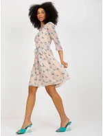 Šaty LK SK 508006.92P béžová