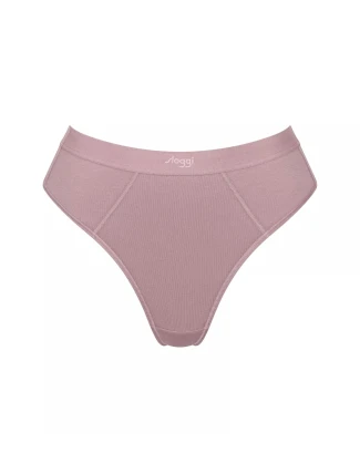 Dámske tangá EVER Ease String - PURPLE - fialovo-hnedé 6116 - SLOGGI