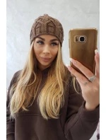 Fleecová čiapka Sonia K201 hnedá Fleecová čiapka Sonia K201 hnedá