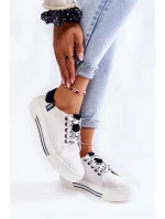 Damskie Trampki Memory Foam System Big Star KK276002 Białe
