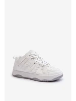 Sneakersy Damskie Z Eko Skóry Białe Berilla