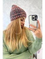 Fleecová čiapka Merry K225 v červenej farbe