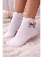 Dievčenské ponožky s priloženou mašľou Avai DR2612