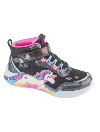 Skechers S-Lights: Unicorn Chaser – Jumping Magic 303302L-BKMT Čierne 28 Skechers S-Lights: Unicorn Chaser – Jumping Magic 303302L-BKMT Čierne 28