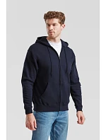 Fruit of the Loom Classic Hooded Sweat Jacket Mikina s kapucňou 16.2062 čierna
