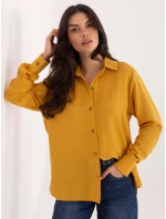 Košeľa LK KS 510109.70 tmavo žltá