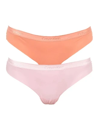 Tangá 2pcs QD3695E-CDJ oranžovoružový - Calvin Klein Tangá 2pcs QD3695E-CDJ oranžovoružový - Calvin Klein