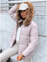 Dámska prešívaná zimná bunda AMBER DAWN beige FashionStreet TY3809