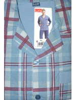 Luna 797 dlhé/r 3XL pánske pyžamo bez zipsu
