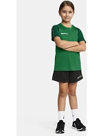 Craft Teamwear Squad Go Contrast Jersey Jr. Detské kontrastné športové tričko 82.2727 jasne červená/express Craft Teamwear Squad Go Contrast Jersey Jr. Detské kontrastné športové tričko 82.2727 jasne červená/express