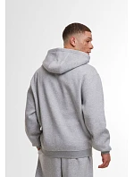 Build your Brand BY 410 Mikina s kapucňou z hrubej bavlny „Loose Fit“ 56.0410 melírovaná sivá Build your Brand BY 410 Mikina s kapucňou z hrubej bavlny „Loose Fit“ 56.0410 melírovaná sivá