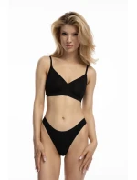 Jednoduchá košeľová podprsenka Čierna - Julimex