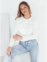 Dámsky sveter SOITE white FashionStreet MY2292 Dámsky sveter SOITE white FashionStreet MY2292