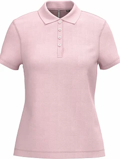 Kariban K 255 Dámske polo tričko z piké 20.K255 bledo ružové