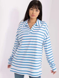 Blúzka LK BZ 509314.83 biela a modrá