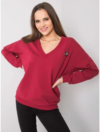 Mikina RV BL 7370.78P gaštanová