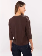 Blúzka RV BZ A826.89 tmavohnedá