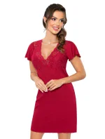 Nočná košeľa Luiza Maroon - Donna Nočná košeľa Luiza Maroon - Donna