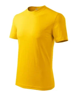 Klasické tričko unisex žlté