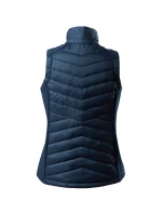 Krížová hybridná vesta dámska tmavomodrá