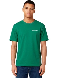 Pánske tričko Champion SS Tee green 221798 GS108 pánske