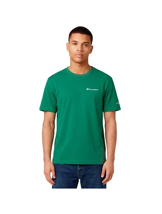 Pánske tričko Champion SS Tee green 221798 GS108 pánske