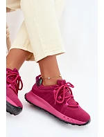 Dámske kožené semišové tenisky Fuchsia Bemela Dámske kožené semišové tenisky Fuchsia Bemela