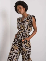 Kombinéza DHJ KO 13568.13P čierna a béžová