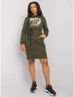 Šaty LK SK 508299.30 khaki Šaty LK SK 508299.30 khaki