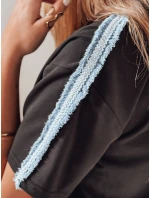 Dámska oversize tepláková súprava SPORT LIKE black FashionStreet AY1146 Dámska oversize tepláková súprava SPORT LIKE black FashionStreet AY1146