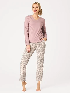 Pyžamo Key LNS 511 B26 s dlhými rukávmi, veľkosť 2XL–3XL