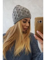 Fleecová čiapka Teresa K285 tmavo šedá