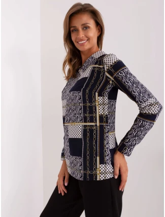 Košeľa LK KS 507450.91P tmavo modrá