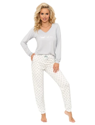 Pyžamo Maya Long Ecru - Donna Pyžamo Maya Long Ecru - Donna