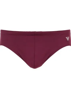 Pánske plavky 211722 4R401 00492 burgundy - Emporio Armani