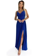 299-17 CHIARA elegantné maxi dlhé šaty bez ramienok - CHABRERA WITH BROKER 299-17 CHIARA elegantné maxi dlhé šaty bez ramienok - CHABRERA WITH BROKER