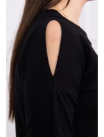 Šaty s potlačou Honey girl čierne