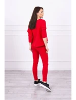 Súprava s potlačou Queen červená