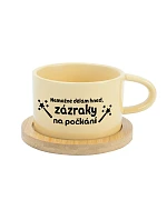 Nevyhnutné na výrobu, čakajúce zrkadlá - žltý pohár na makrónky 200 ml Nevyhnutné na výrobu, čakajúce zrkadlá - žltý pohár na makrónky 200 ml