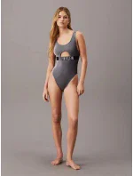 Dámske jednodielne plavky KW0KW02640 BEH black - Calvin Klein Dámske jednodielne plavky KW0KW02640 BEH black - Calvin Klein