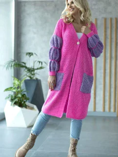 Sveter na zapínanie model 171311 PeeKaBoo