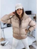 Dámska prešívaná bunda DABIS beige FashionStreet TY3240