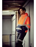 Mikina s kapucňou Yoko HVK 05 Hi-Vis 79.VK05, tmavomodrá Mikina s kapucňou Yoko HVK 05 Hi-Vis 79.VK05, tmavomodrá