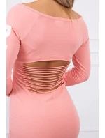 Roztrhané marhuľové šaty Roztrhané marhuľové šaty