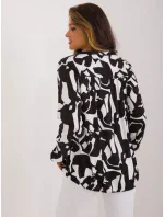 Blúzka D73771M11186A čierna a biela