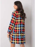 Šaty DHJ SK 12808.64P čierna a červená