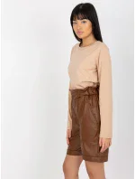 Šortky VI SN 155.65P hnedá