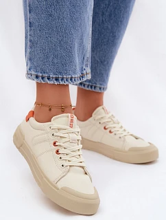 Dámské tenisky Big Star NN274445 Memory Foam System Béžové